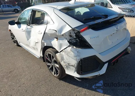 2017 Honda Civic Sport from USA, damaged, VIN SHHFK7H49HU427824